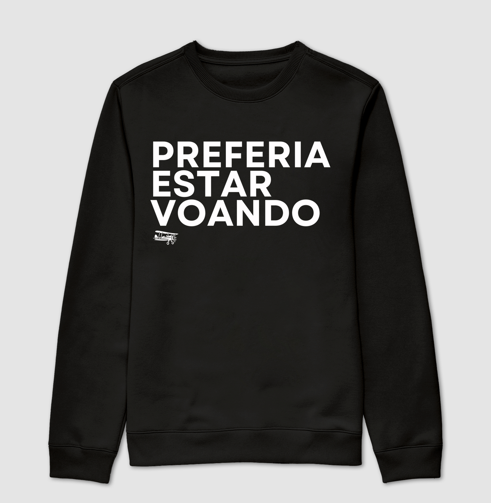 Preferia estar voando
