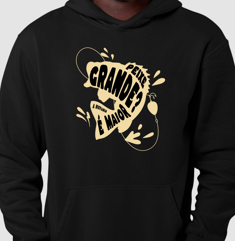 MOLETOM CAPUZ - PEIXE GRANDE?