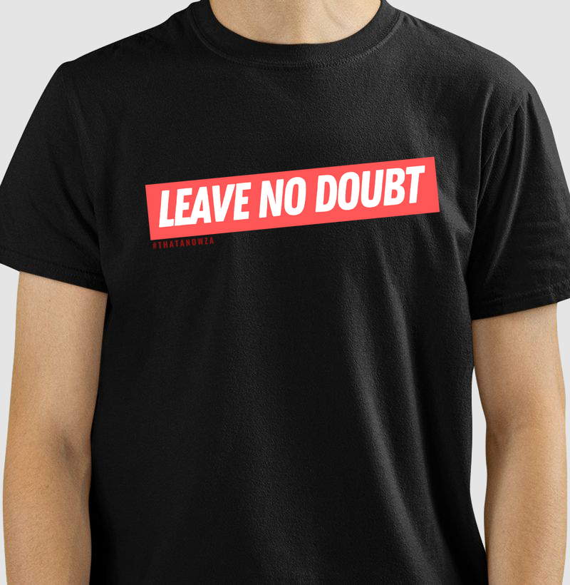 Camisa Leave no Doubt  Vermelha
