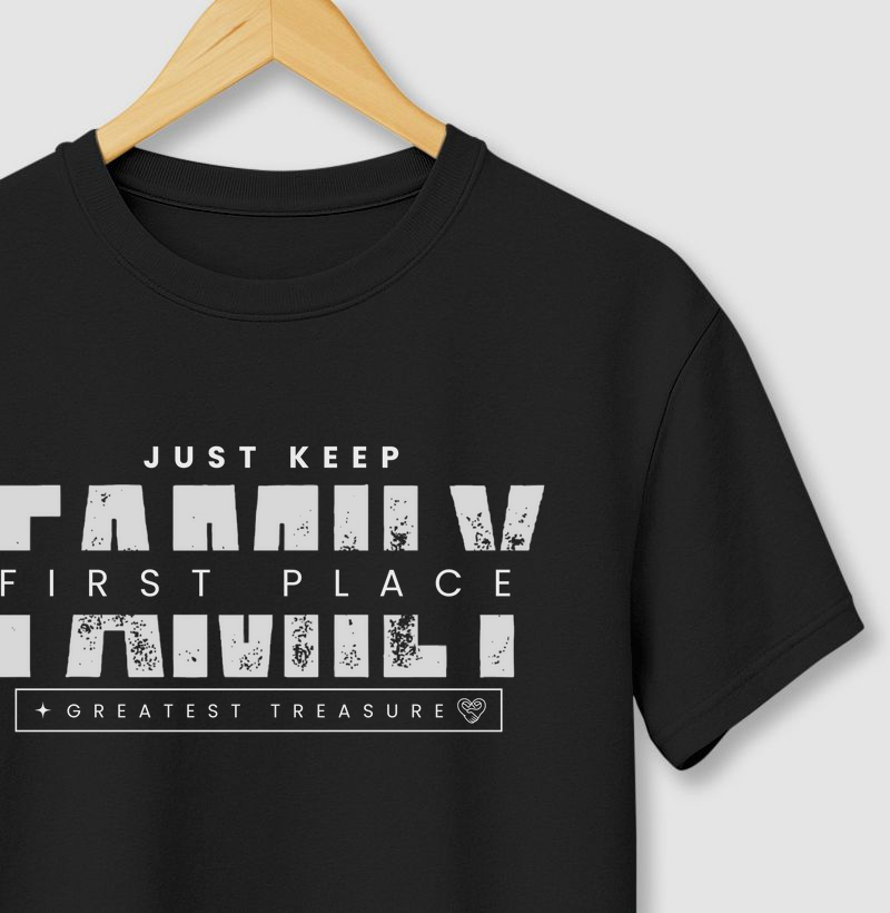 Camiseta Família - Just Keep Family