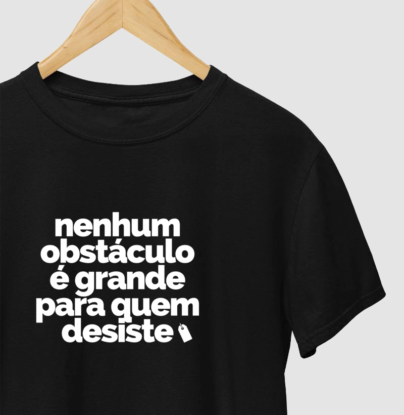 Nenhum obstáculo é grande