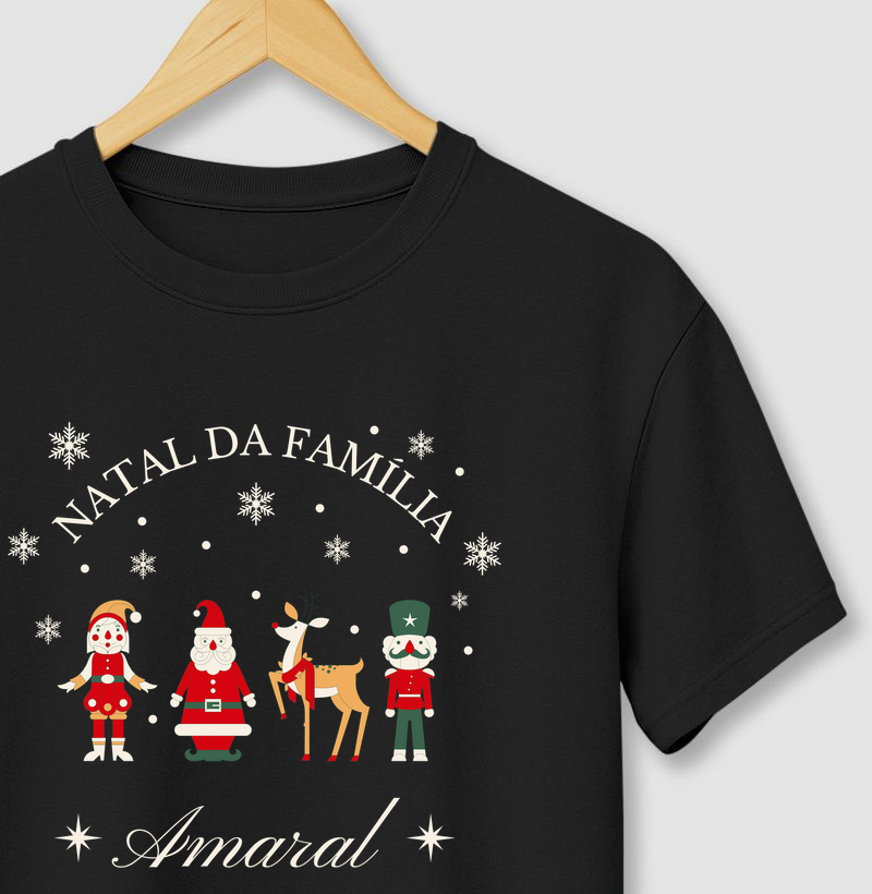 Camiseta Ugly Sweater Natal - Família Amaral