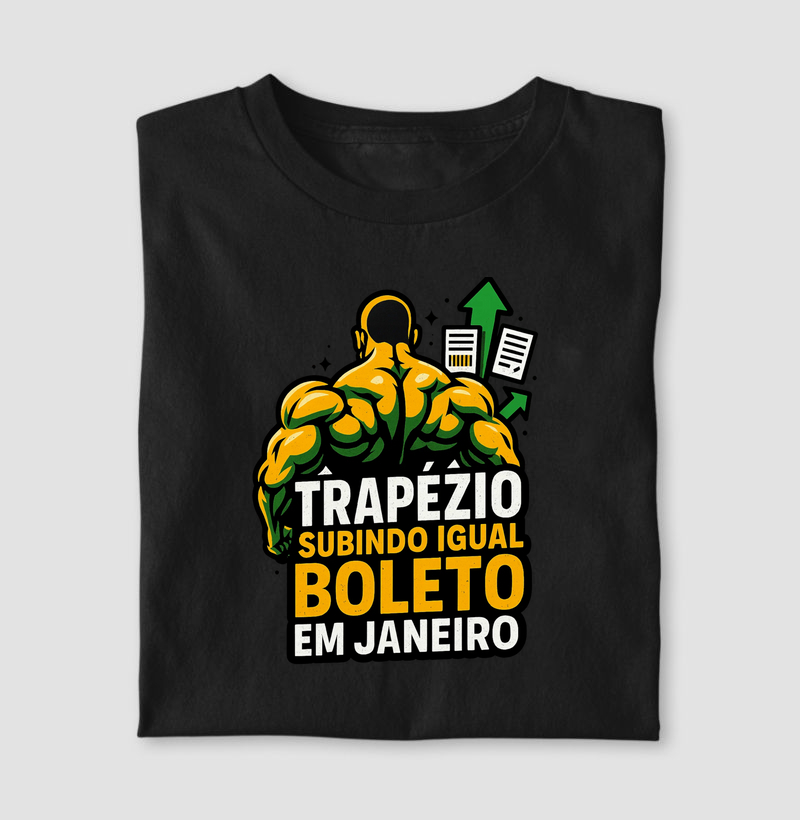 Trapézio subindo igual boleto em janeiro
