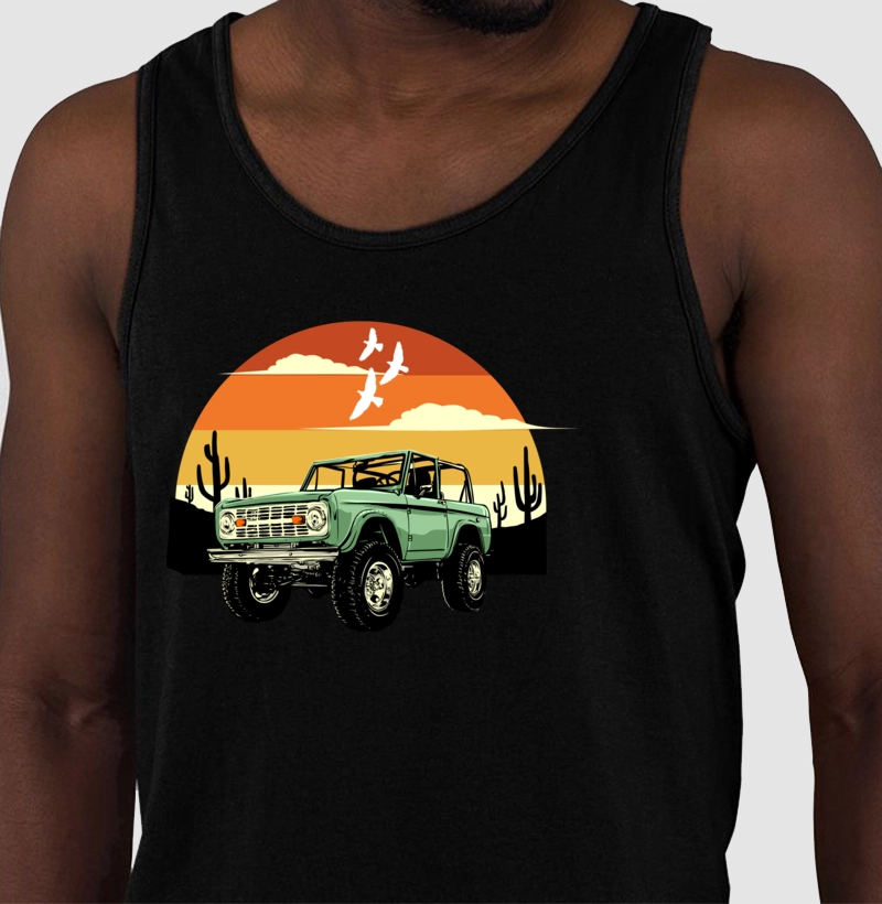 Camiseta Regata Animalis 100% Algodão Partiu Férias