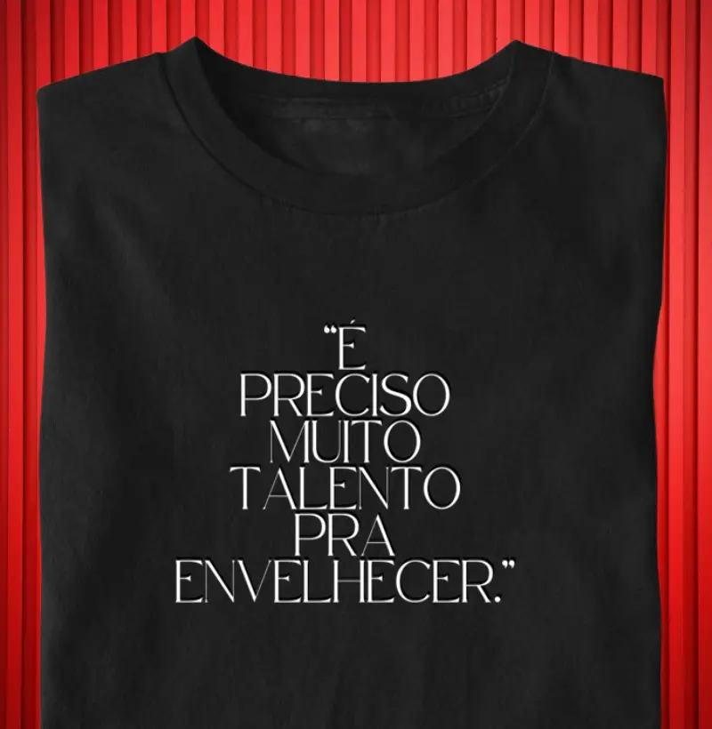 É preciso muito talento para envelhecer