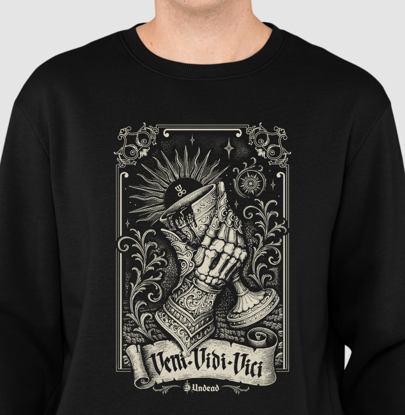 Moletom Blusão - Veni Vidi Vici