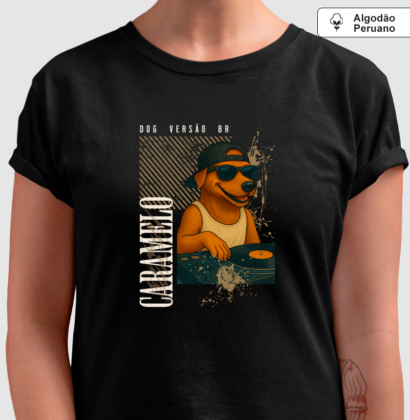 Camiseta Algodão Peruano Dog Versão BR