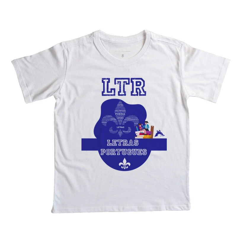 Camiseta Infantil Letras Português 002 0061