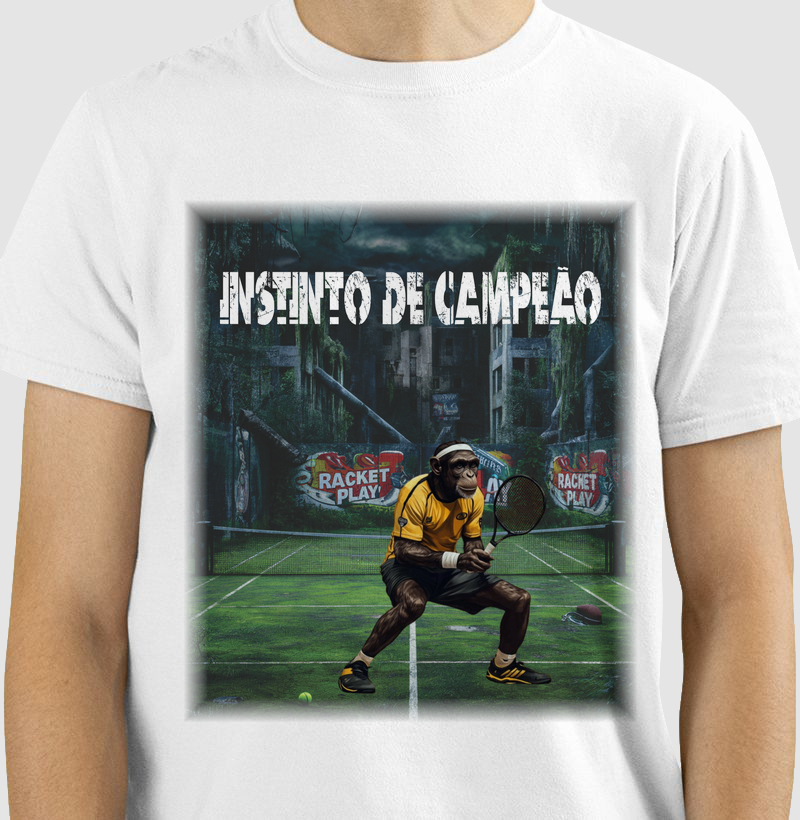 Camiseta Tênis - Instinto de Campeão