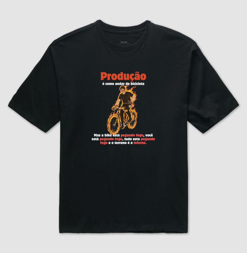 Produção é como andar de bicicleta