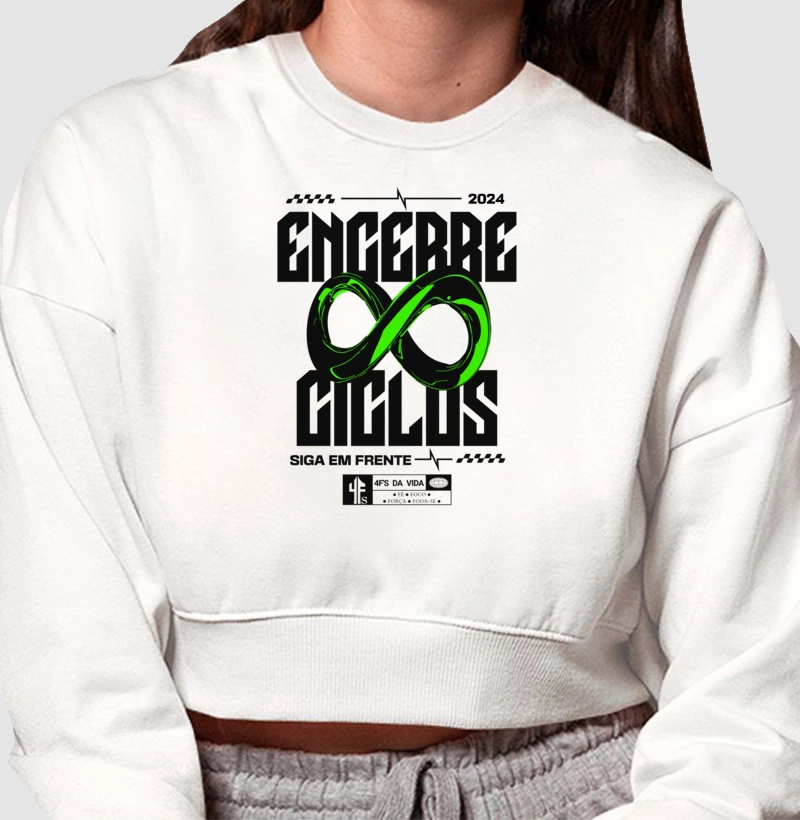 ENCERRE CILCLOS_moletom cropped
