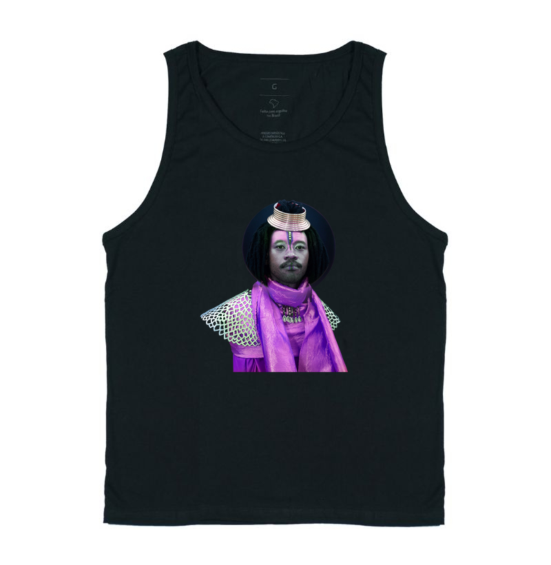 Camiseta Original Afrofuturista Argola Cabeça