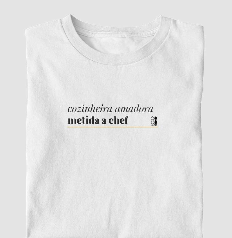cozinheira amadora metida a chef