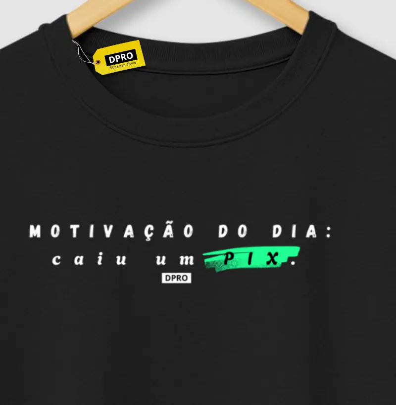 Motivação do dia: caiu um PIX.