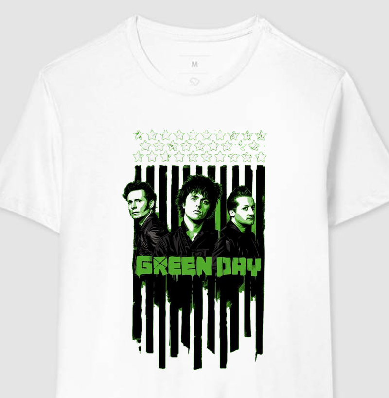 Camiseta Green Day - Integrantes
