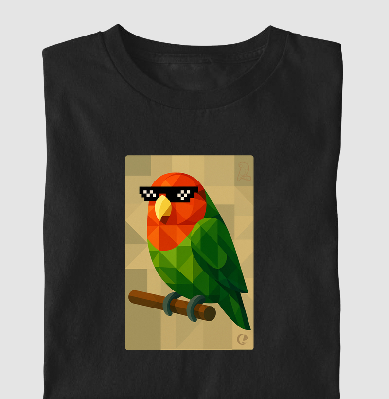 Camiseta - Agapórnis Geométrico