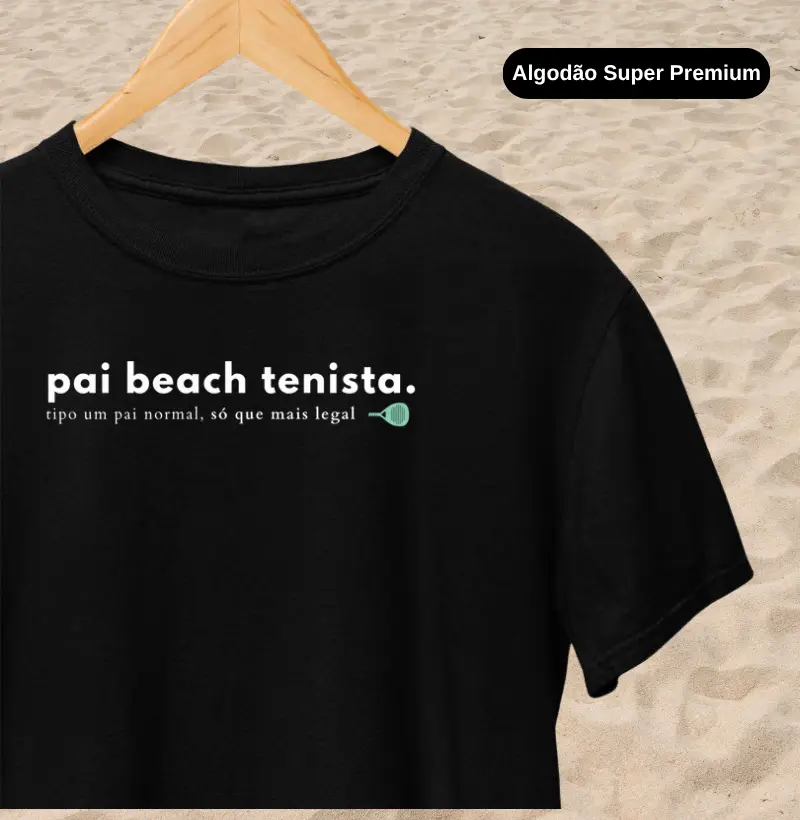 Pai beach tenista