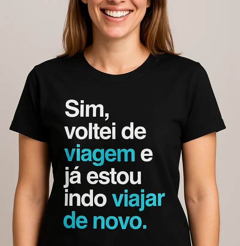 Já estou indo viajar de novo