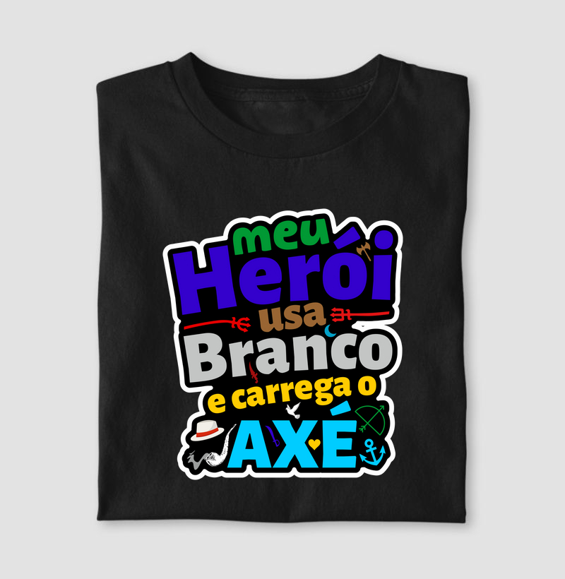 Meu herói usa branco e carrega o axé