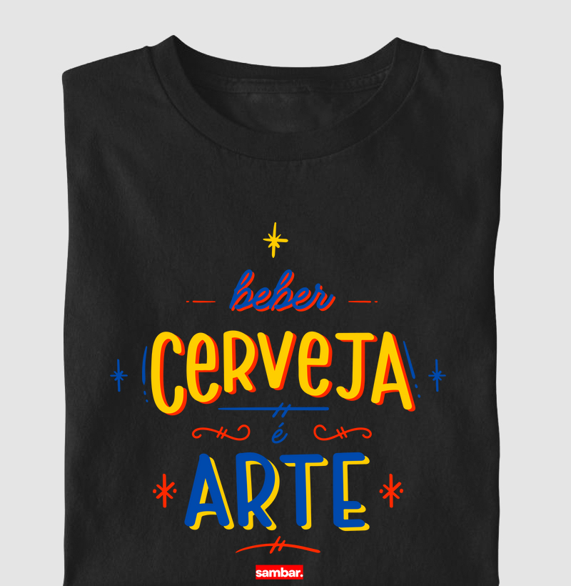 Beber cerveja é arte