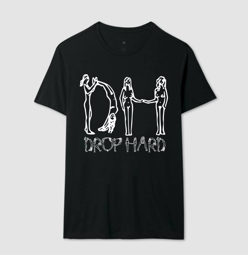 Camiseta basica drop hard as minas nuas