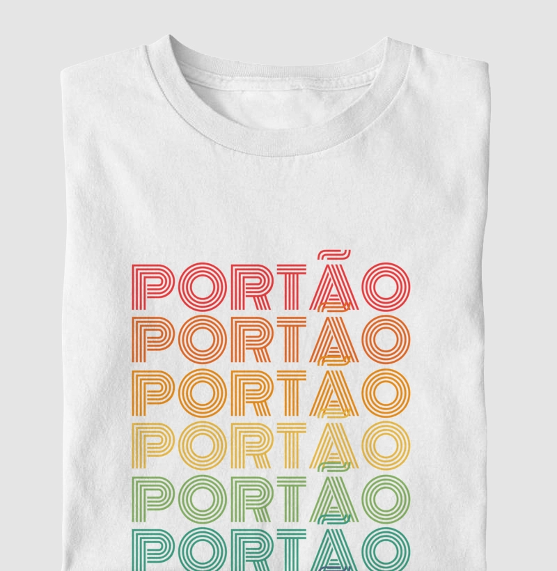 Portão Letreiro Retrô