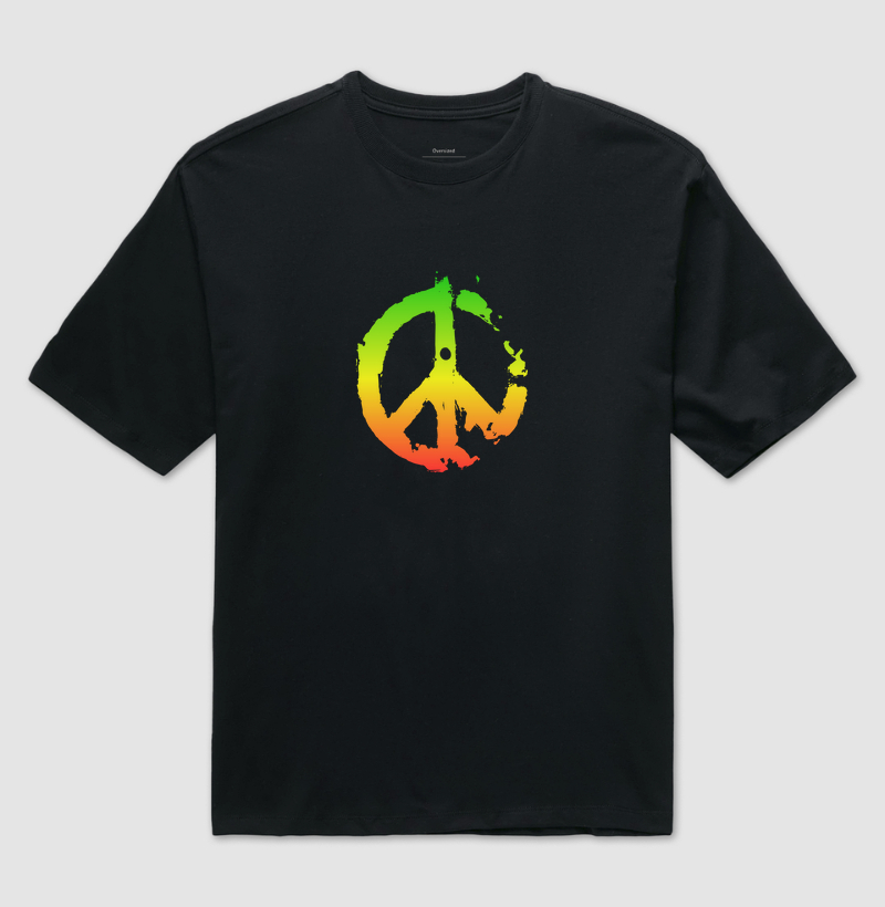 Camiseta Oversized “Reggae Peace”