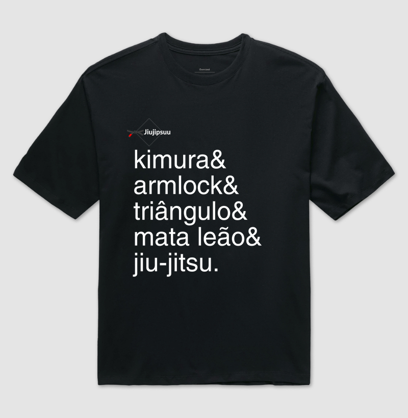Camisa Jiu Jitsu Frases 