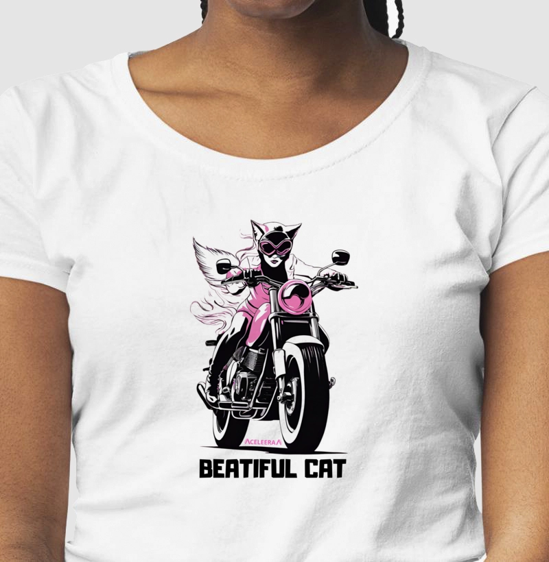 BEATIFUL CAT - BCO - FUNDO PTO - FEM