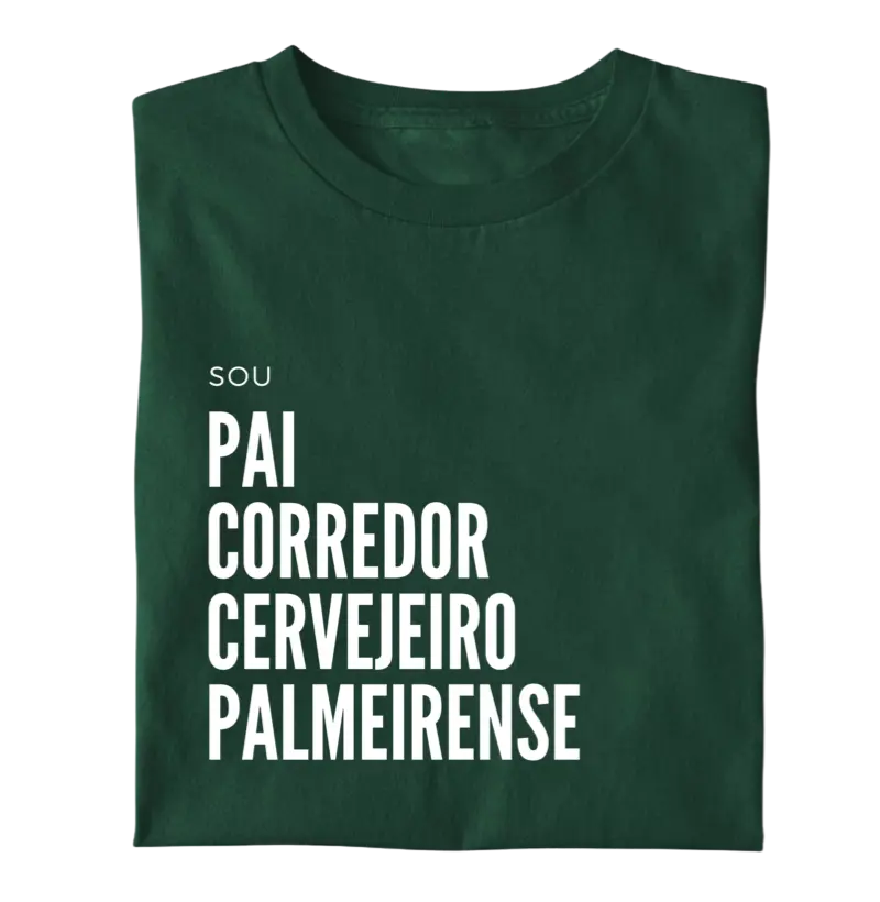Pai, corredor e palmeirense