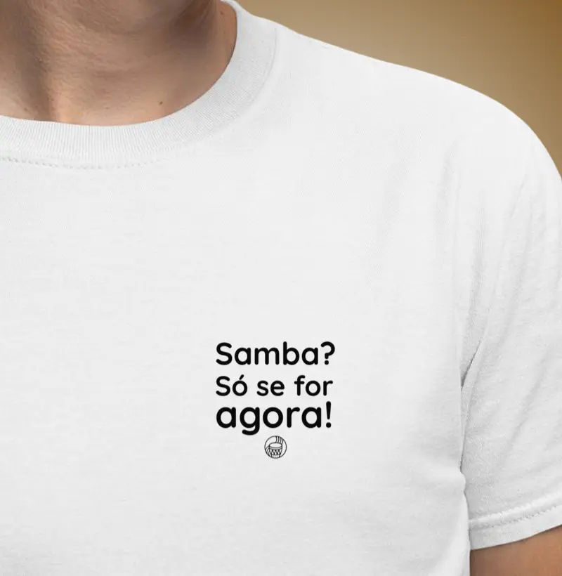 Samba? Só se for agora! minimalista