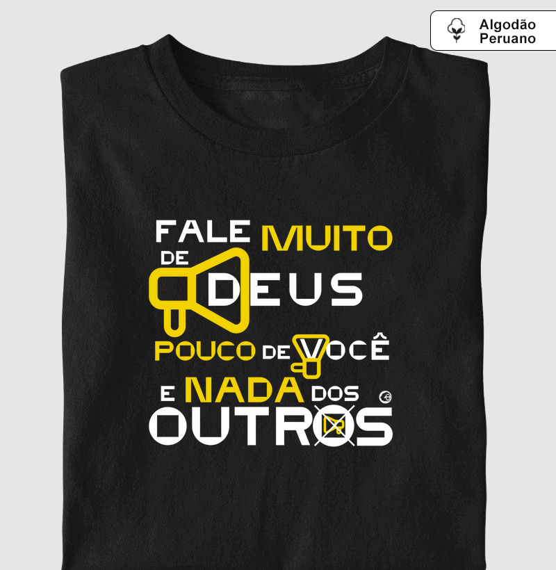 Fale muito de Deus...