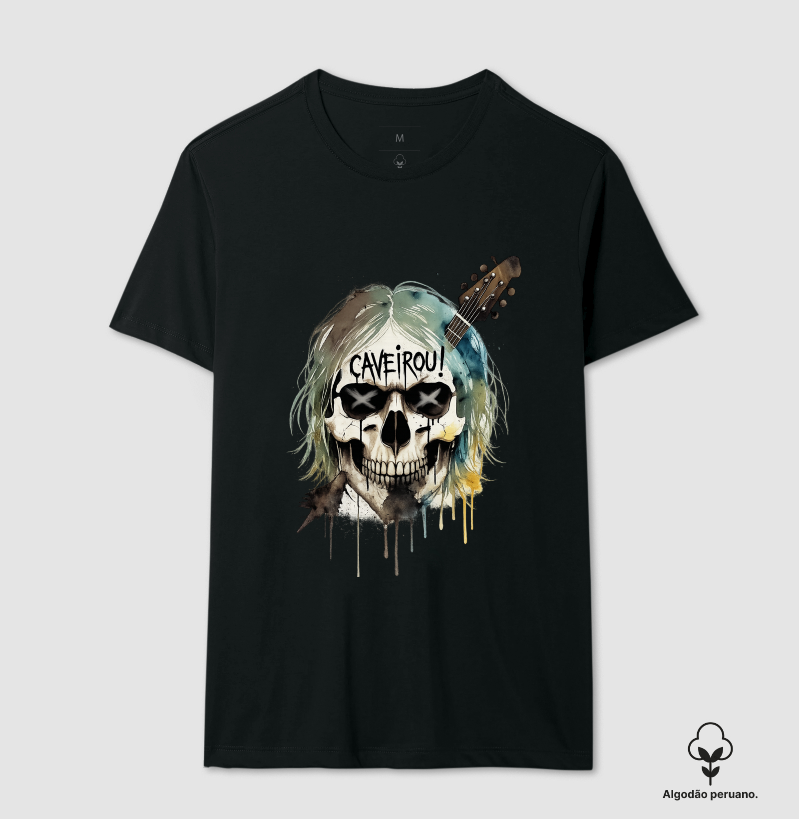 Grunge Ghost Skull