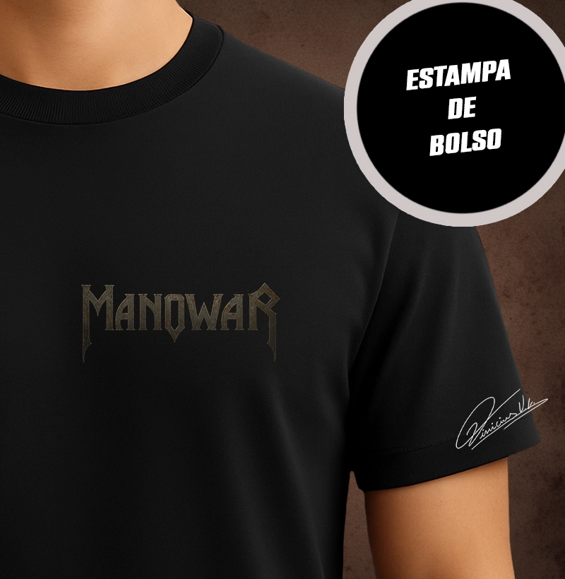 Manowar logo de bolso