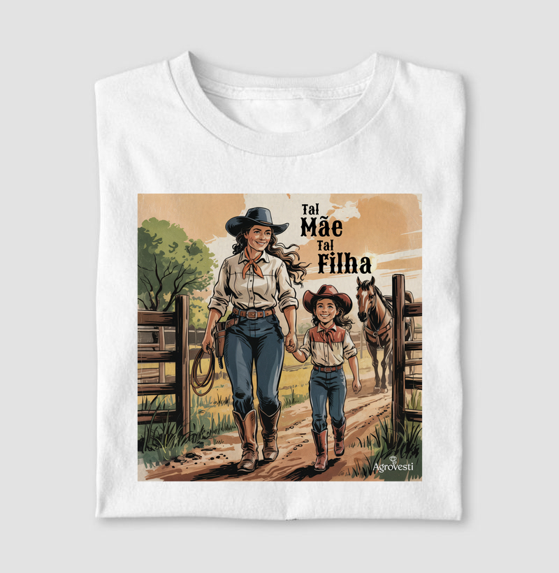 Camiseta Algodão - Tal Mãe Tal Filha