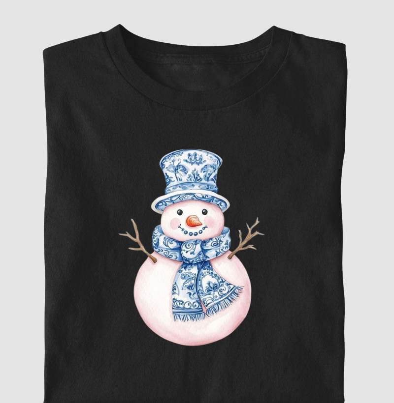 Porcelain Snow Man Infantil