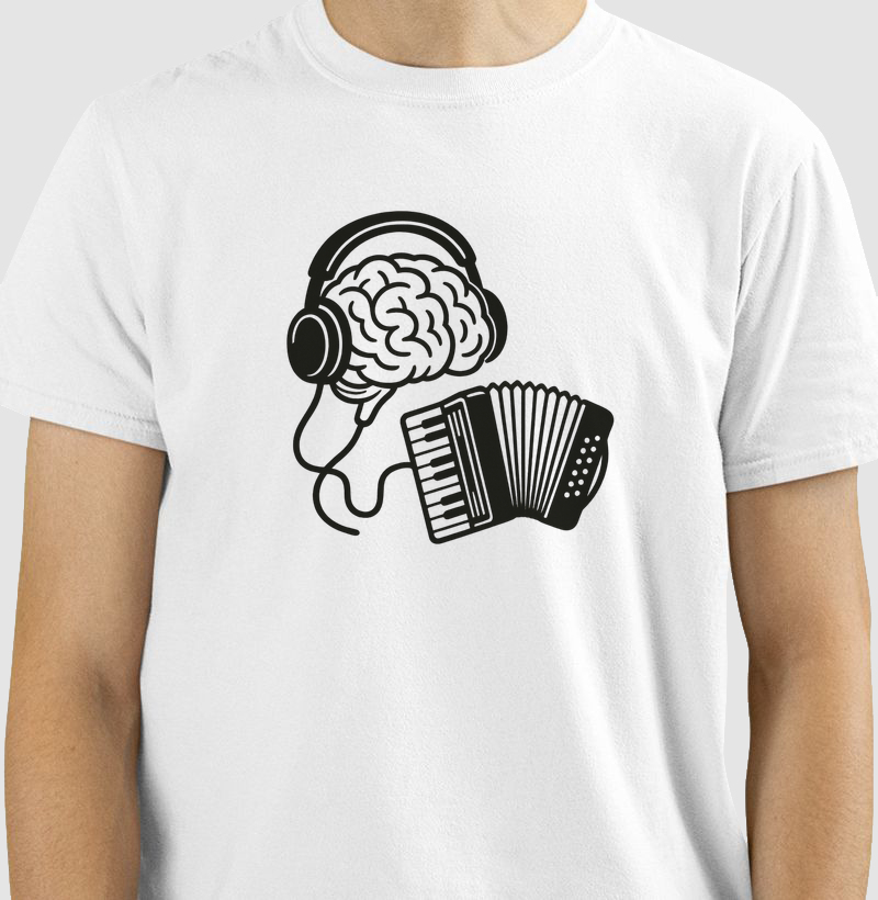 Sanfona na mente P&B