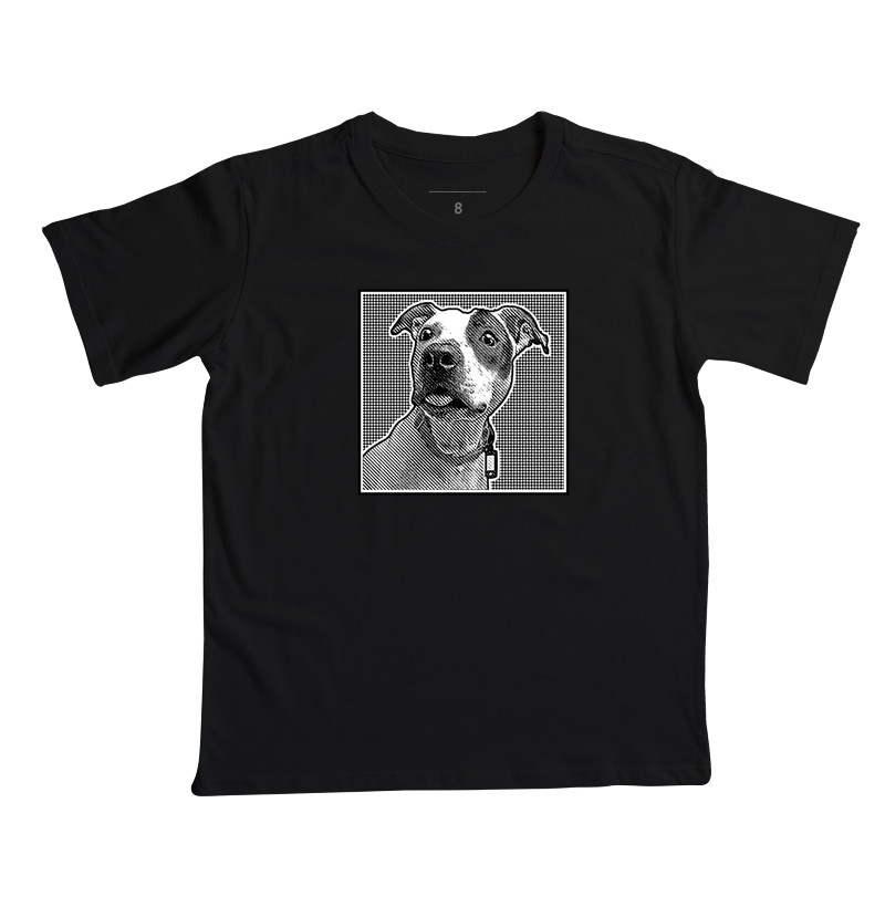 Pit Bull no estilo minimalista