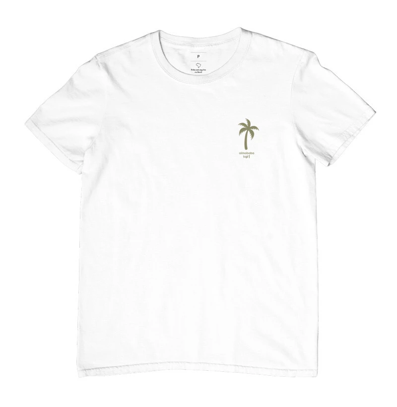 Camiseta Surf Coqueiro branca