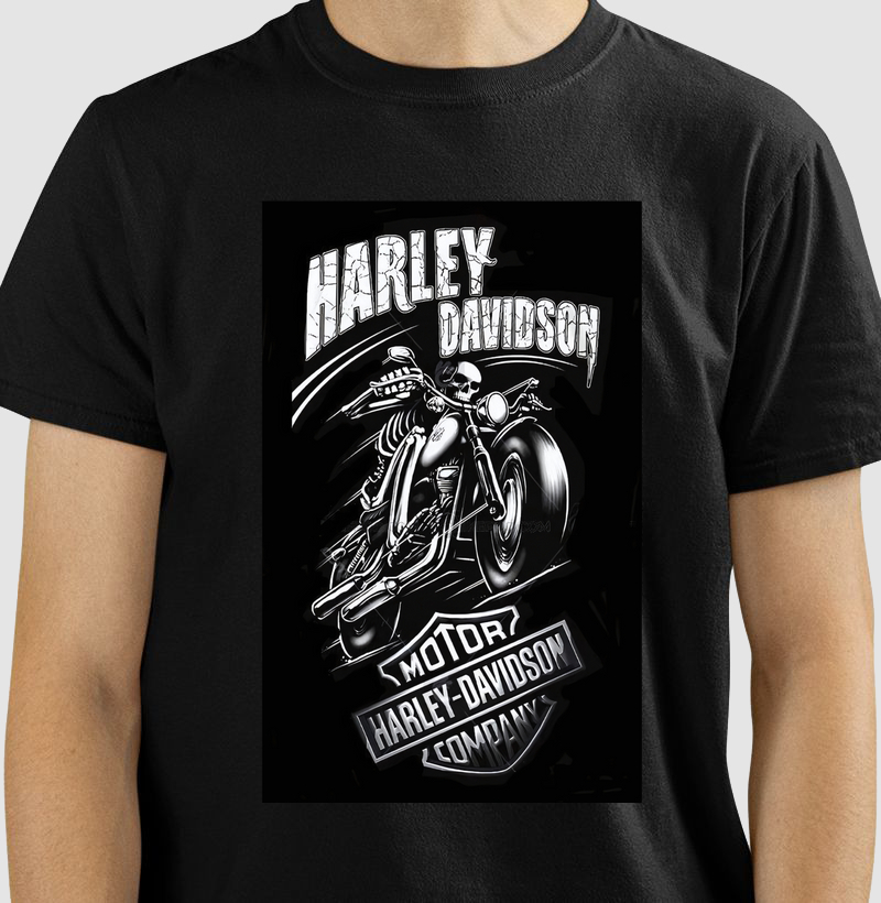 Camiseta Harley Caveira