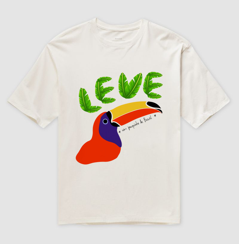 Oversized Unissex Leve Tucano Brasileiro