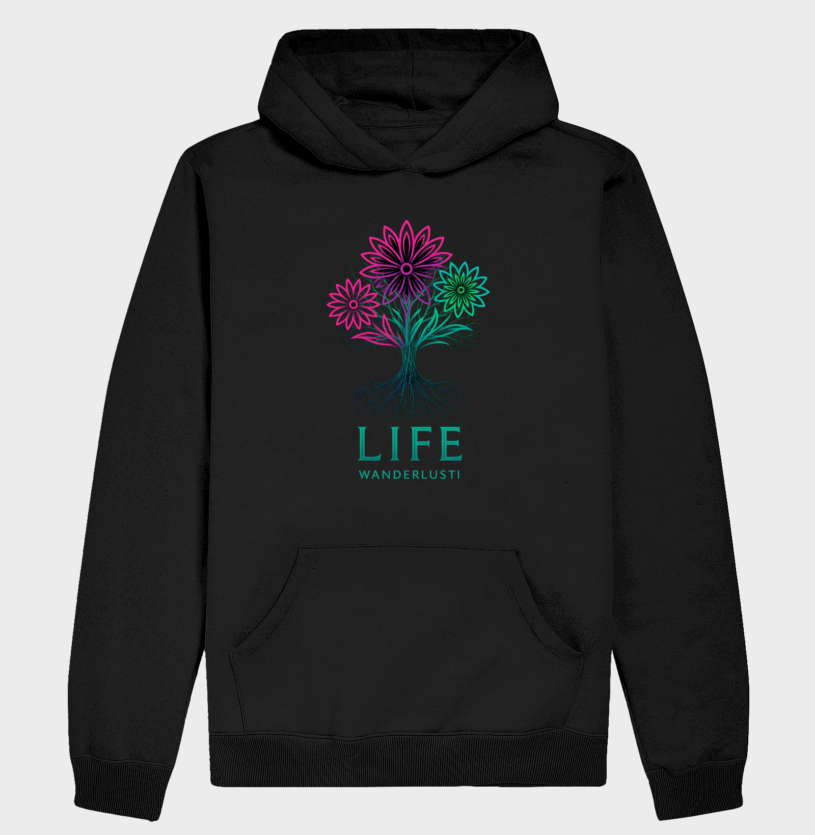 Hoodie Moletom Fractal Garden