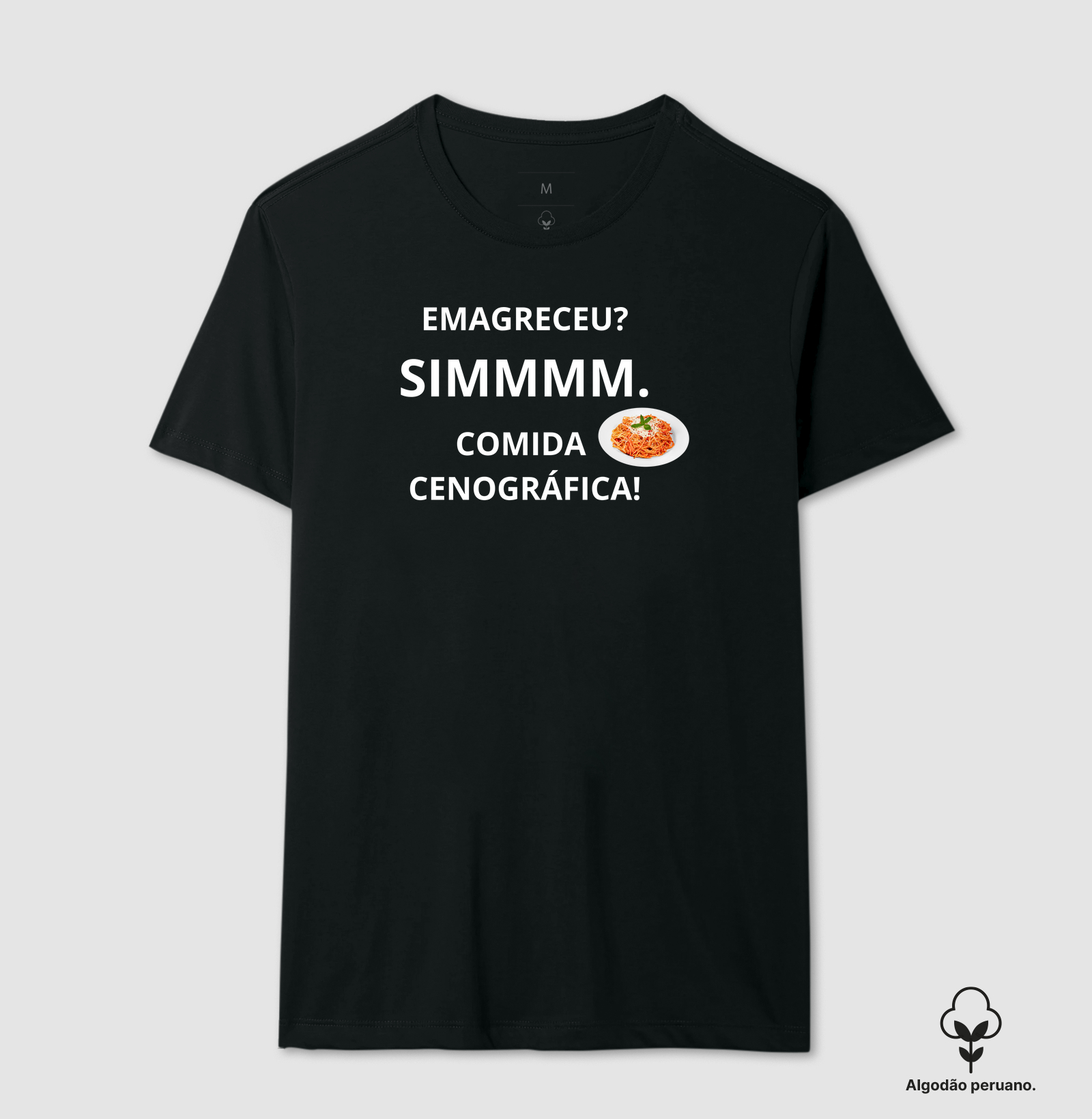 EMAGRECEU? SIM. COMIDA CENOGRAFICA