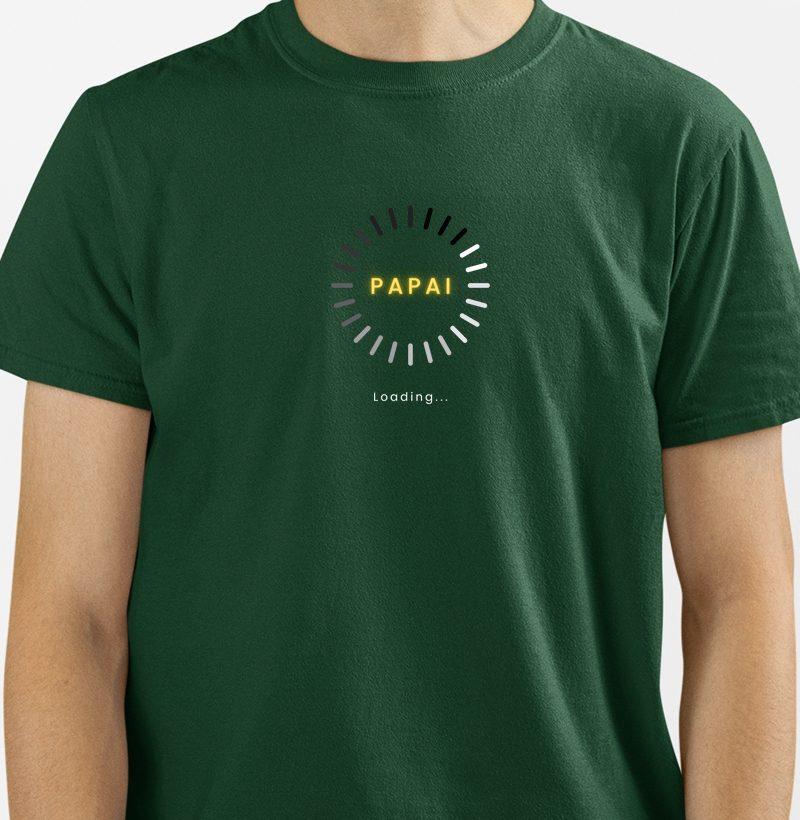 Camiseta Papai Loading | verde