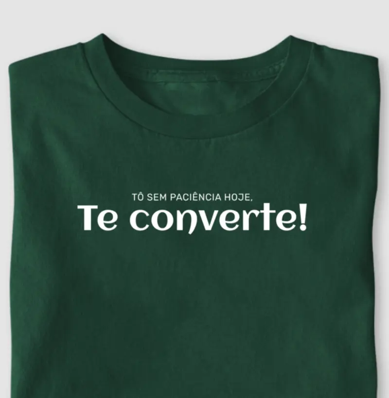 Camiseta Tô sem paciência
