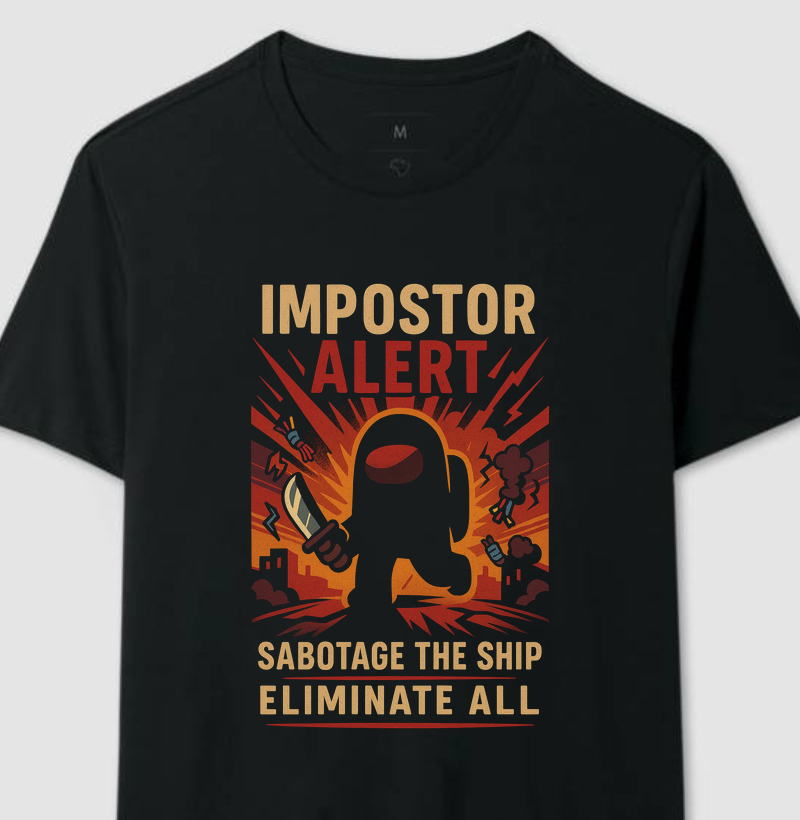 Impostor Alert Among Us Retro Series