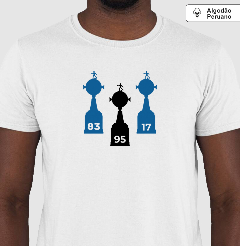 Camiseta Algodão Peruano Taça Libertadores