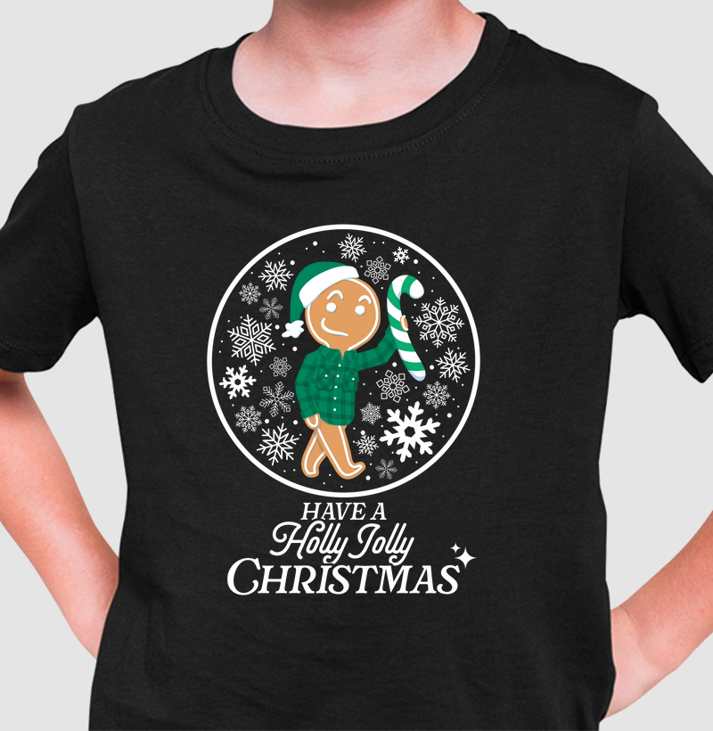 Camiseta Infantil Natal Cookie 2