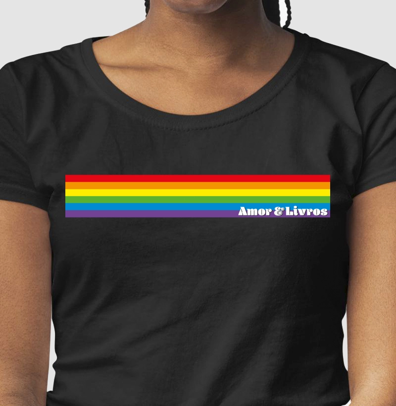 Camiseta Orgulho, Amor & Livros