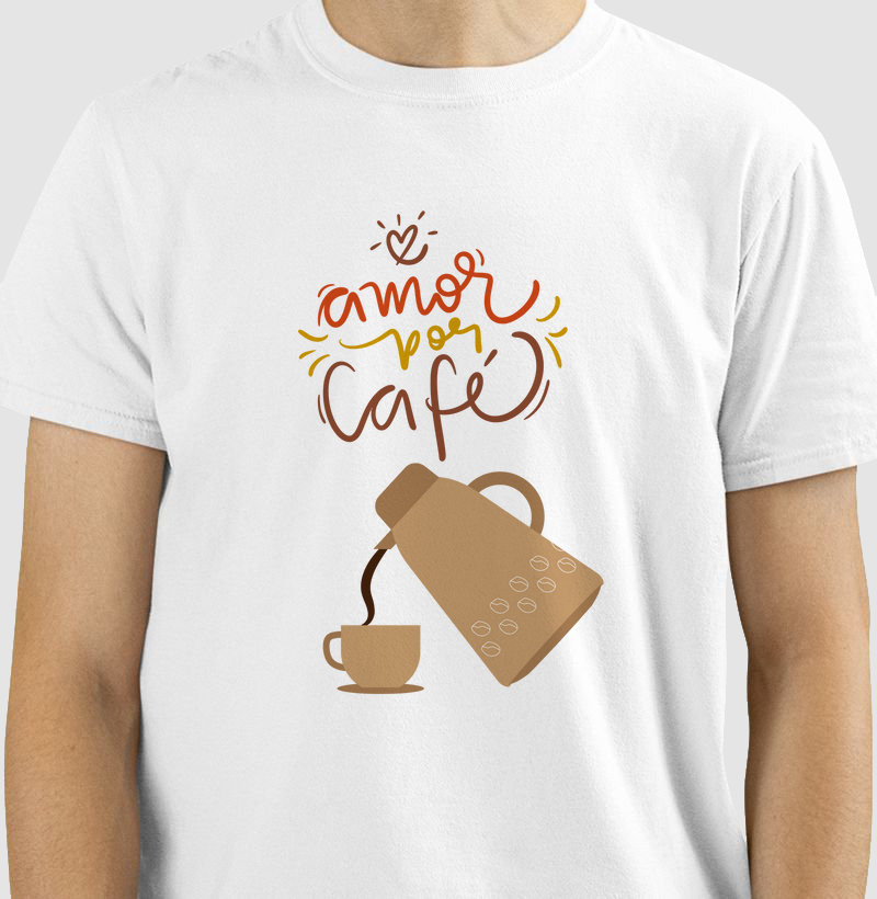 Camiseta Amor por café